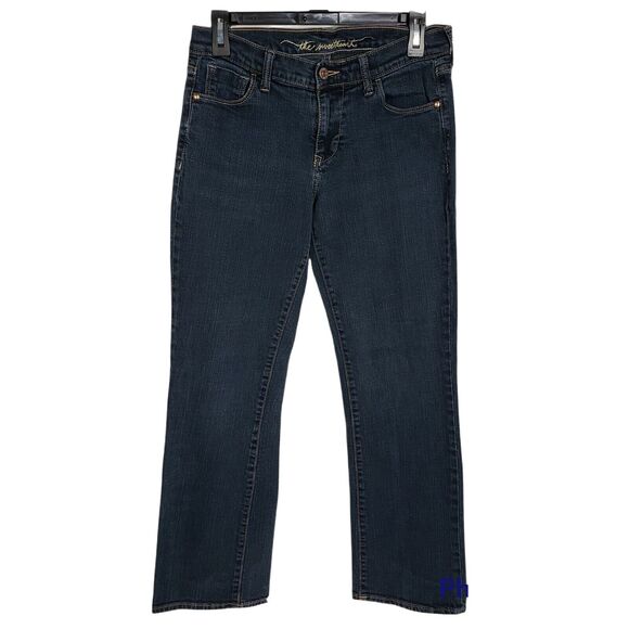 Old Navy Womens Jeans 4 Short The Sweetheart Classic Rise Bootcut Stretch Blue - Picture 1 of 9
